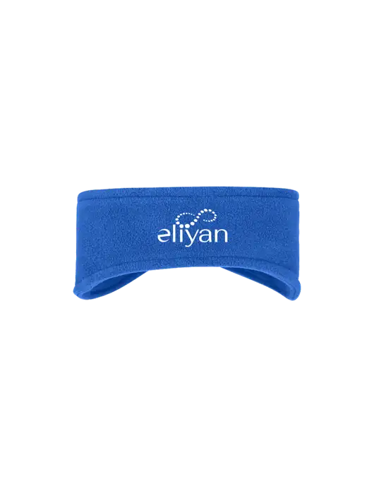 Royal Stretch Fleece Headband w/Eliyan Logo 