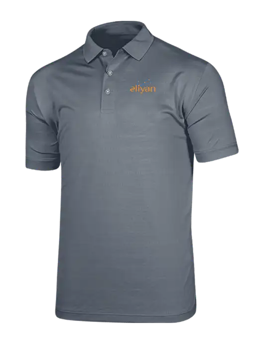 Callaway Vibrant Light Grey Ventilated Polo w/Eliyan Logo 