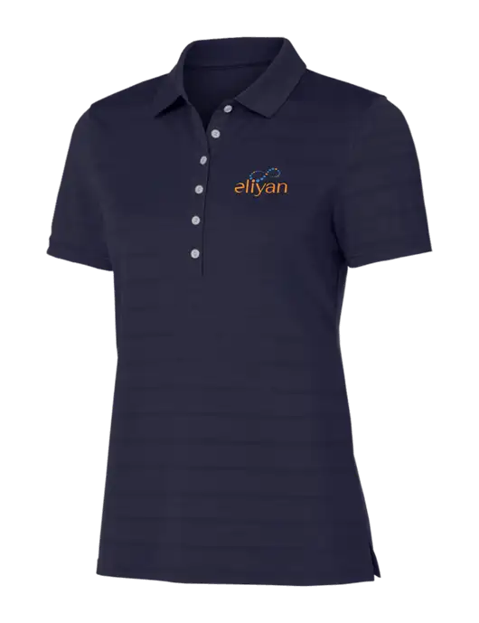 Callaway Womens Navy Ventilated Polo w/Eliyan Logo 