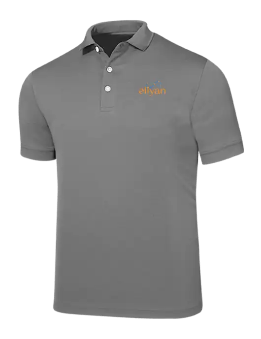 Callaway Ottoman Medium Grey Polo w/Eliyan Logo 