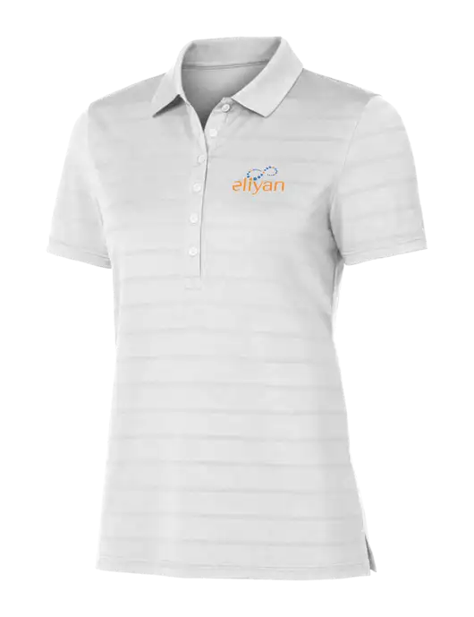 Callaway Womens Bright White Ventilated Polo w/Eliyan Logo 