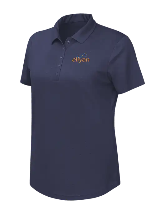 Callaway Womens Birdseye Navy Polo w/Eliyan Logo 