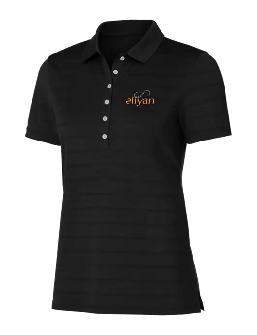 Callaway Womens Black Ventilated Polo w/Eliyan Logo 