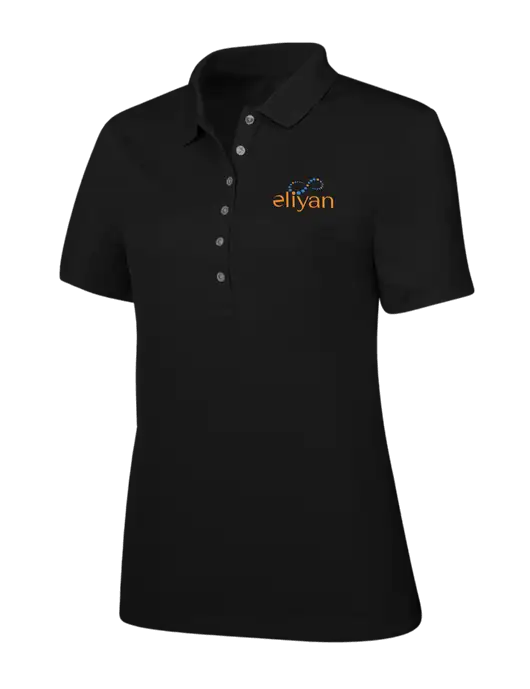 Callaway Womens Ottoman Black Polo w/Eliyan Logo 