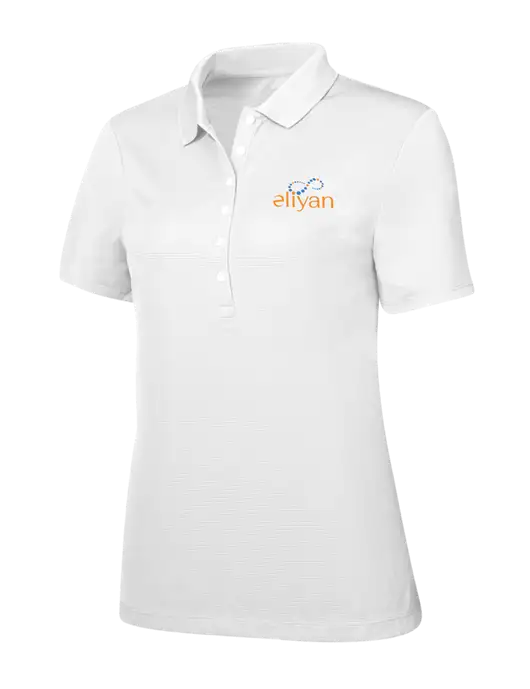 Callaway Womens Ottoman Bright White Polo w/Eliyan Logo 