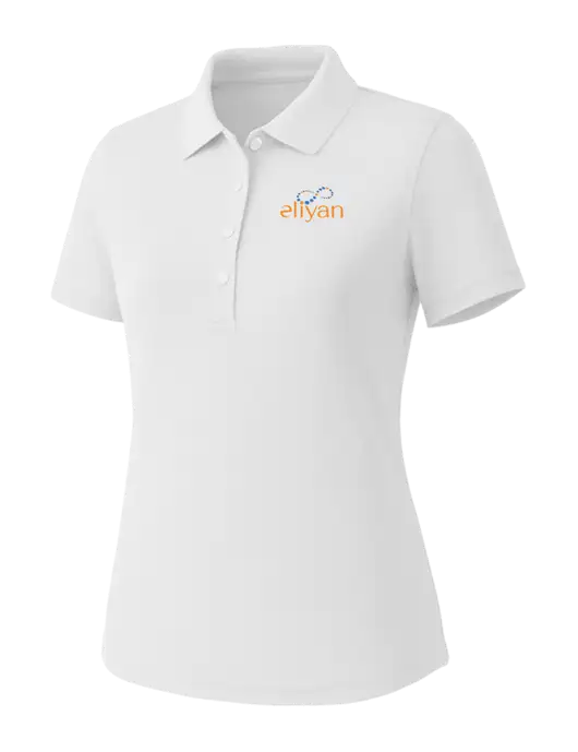 Callaway Womens Core Bright White Performance Polo w/Eliyan Logo 