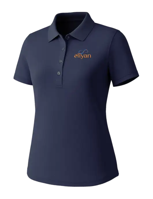 Callaway Womens Core Navy Performance Polo w/Eliyan Logo 