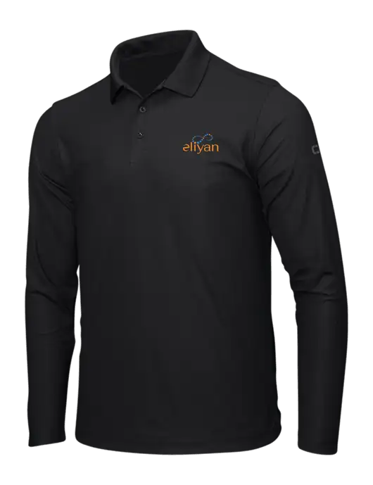 OGIO Blacktop Caliber 2.0 Long Sleeve Polo w/Eliyan Logo 