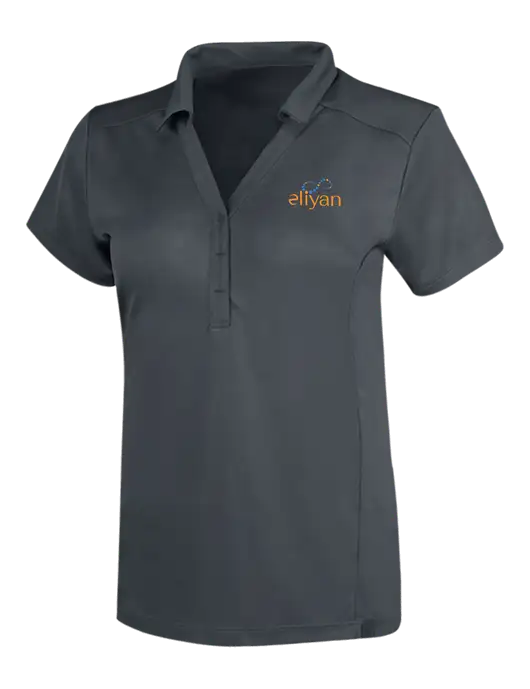 OGIO Dark Grey Womens Framework Polo w/Eliyan Logo 