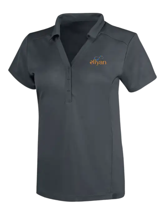OGIO Dark Grey Womens Framework Polo w/Eliyan Logo 
