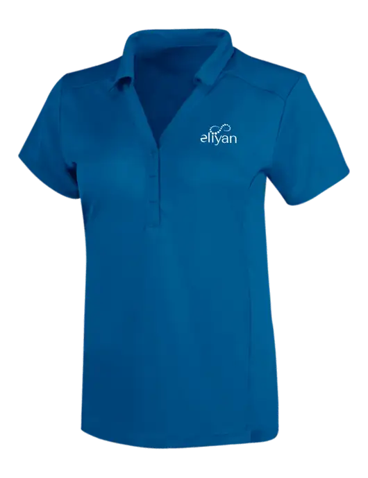 OGIO Royal Blue Womens Framework Polo w/Eliyan Logo 