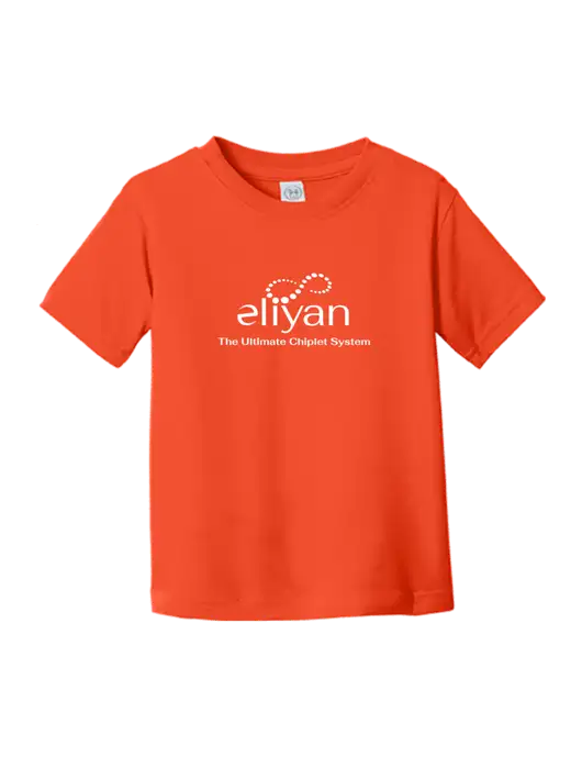 Rabbit Skins Orange Toddler Fine Jersey Tee w/Eliyan Logo 