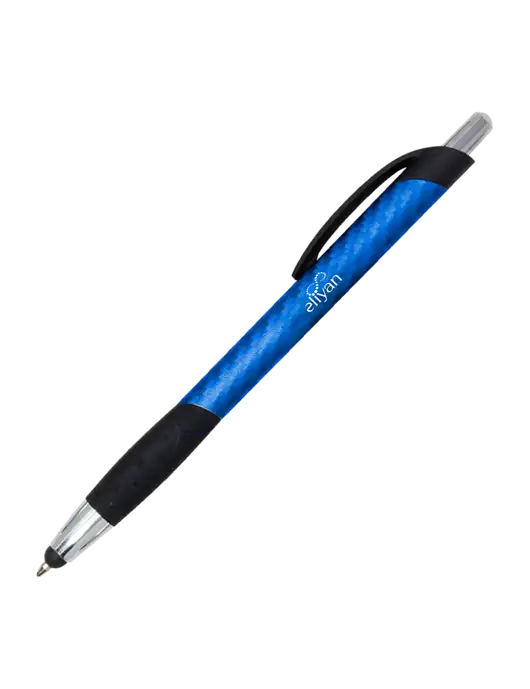 Sunray Blue Stylus Pen - Black Ink w/Eliyan Logo 