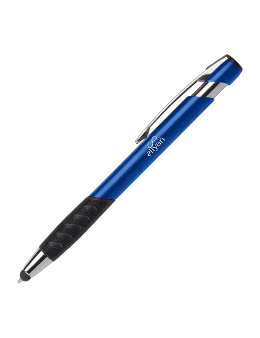 Alize Blue Stylus Black Ink Pen w/Eliyan Logo 