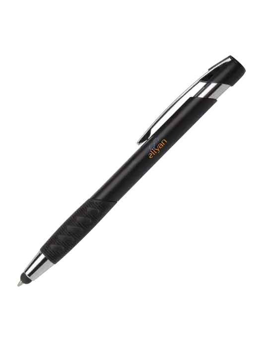 Alize Black Stylus Black Ink Pen w/Eliyan Logo 