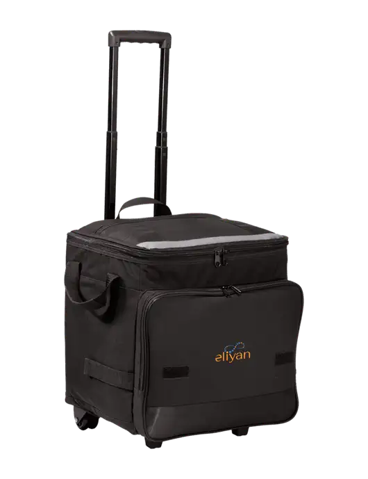 Black Rolling Cooler w/Eliyan Logo 