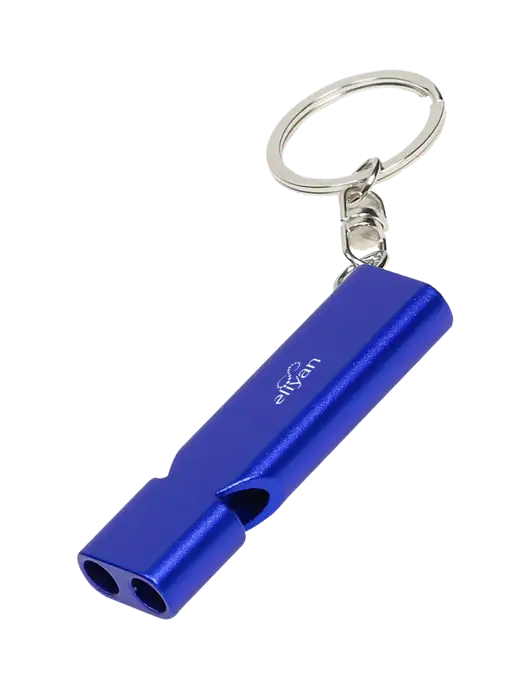 Quick Alert Blue Safety Whistle w/Eliyan Logo 