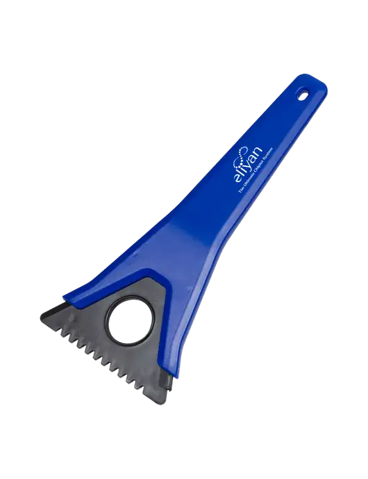 TriBlade Blue Windshield Scraper w/Eliyan Logo 