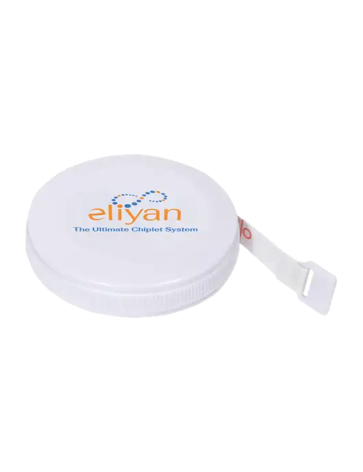 White Round Tape Measure w/Eliyan Logo 
