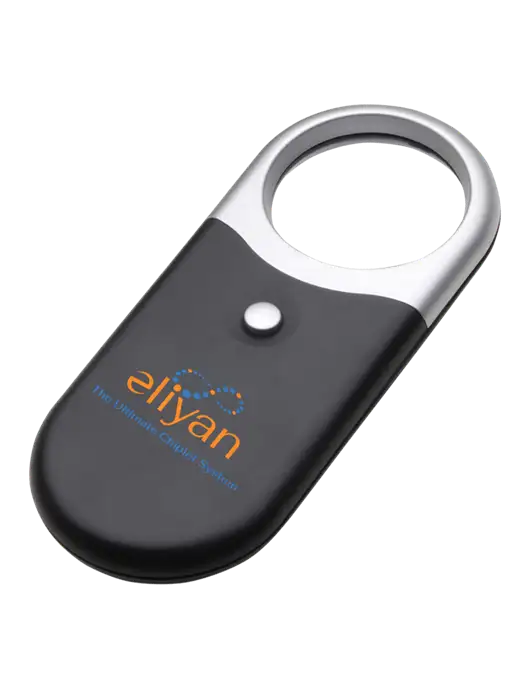 Compact Black Magnifier Light w/Eliyan Logo 