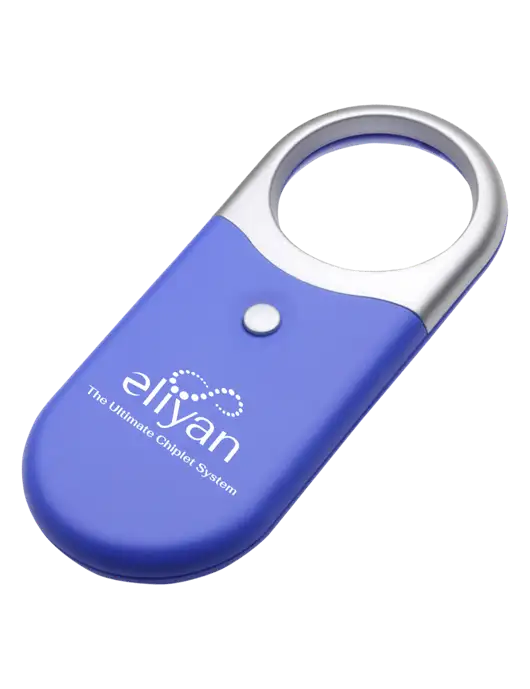 Compact Blue Magnifier Light w/Eliyan Logo 