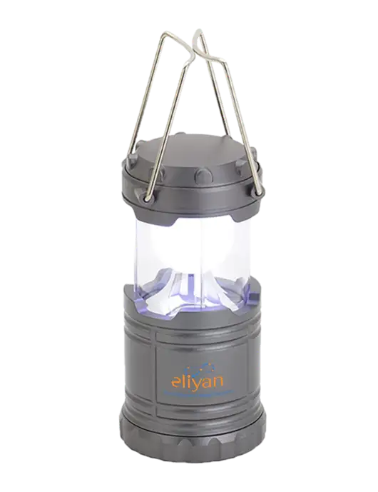 Gunmetal Mini Retro Lantern w/Eliyan Logo 