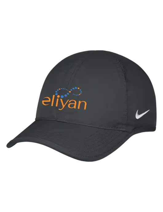 Nike Charcoal Featherlight Cap w/Eliyan Logo 