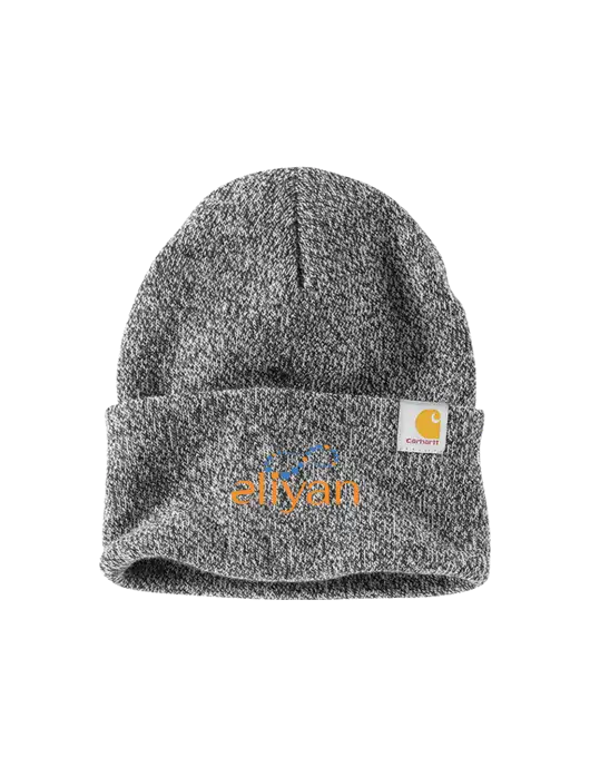 Carhartt Medium Grey Heather Watch Cap 2.0 w/Eliyan Logo 