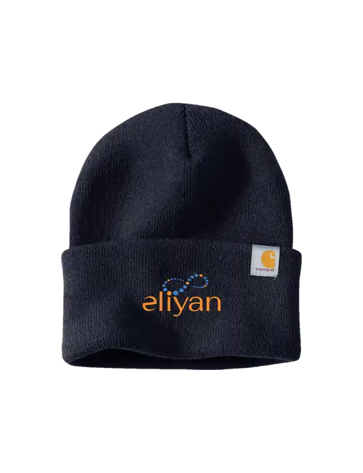 Carhartt Navy Watch Cap 2.0 w/Eliyan Logo 