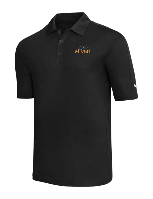 Nike Black Tech Sport Dri-FIT Polo w/Eliyan Logo 