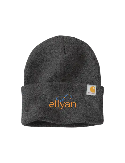 Carhartt Dark Grey Watch Cap 2.0 w/Eliyan Logo 