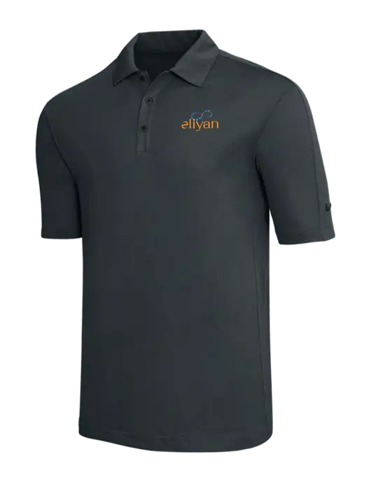 Nike Dark Grey Tech Sport Dri-FIT Polo w/Eliyan Logo 