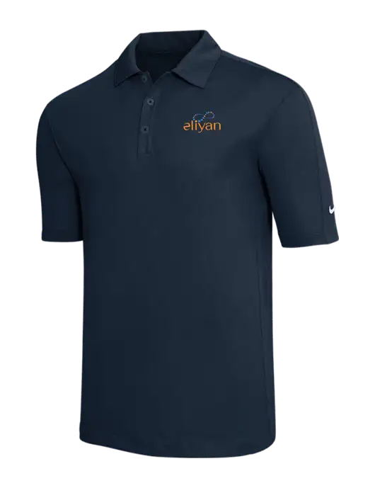 Nike Navy Tech Sport Dri-FIT Polo w/Eliyan Logo 
