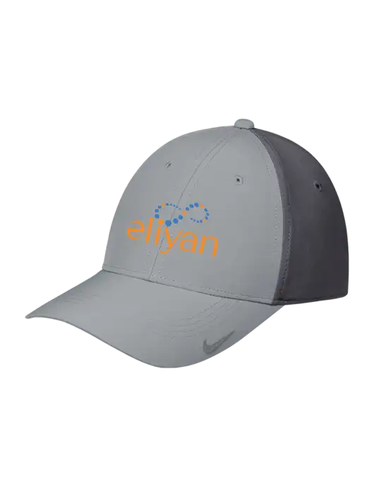 Nike Light Grey/Dark Grey Dri-FIT Legacy Cap w/Eliyan Logo 