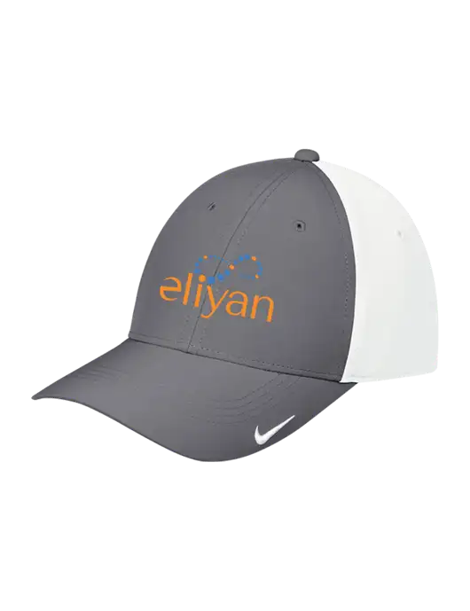Nike Dark Grey/White Dri-FIT Legacy Cap w/Eliyan Logo 