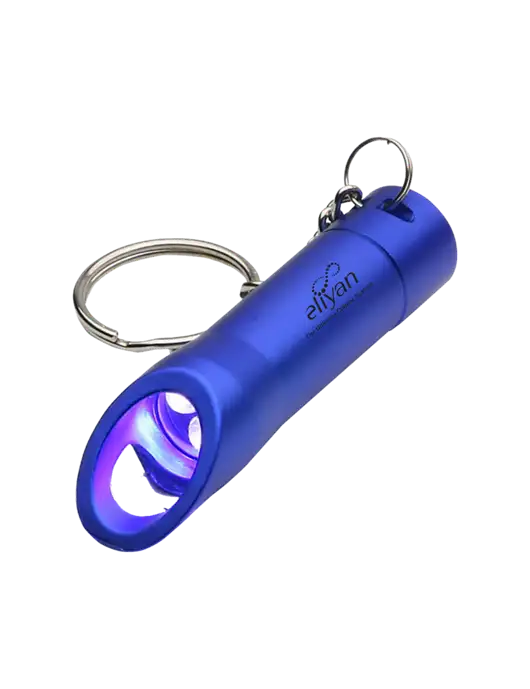 Royal Pocket LED Flashlight with Bottle Opener & Keychain w/Eliyan Logo 