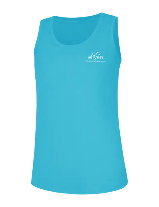 Womens Sapphire Frost Perfect Tri Racerback Tank w/Eliyan Logo 